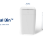 Royal Bin™ Signature 17L and Lite 13L smart trash cans shown side by side, highlighting their sleek design, touchless operation, and self-sealing features.