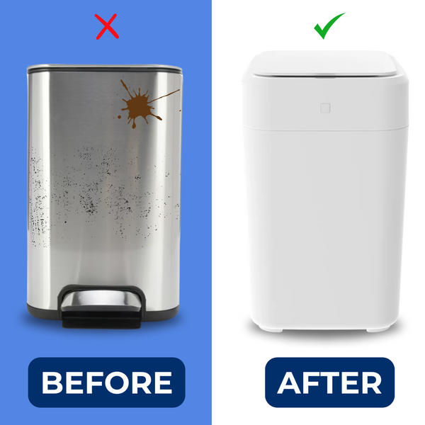 Royal Bin™ Signature 17L – Touchless, Self-Sealing Smart Trash Can