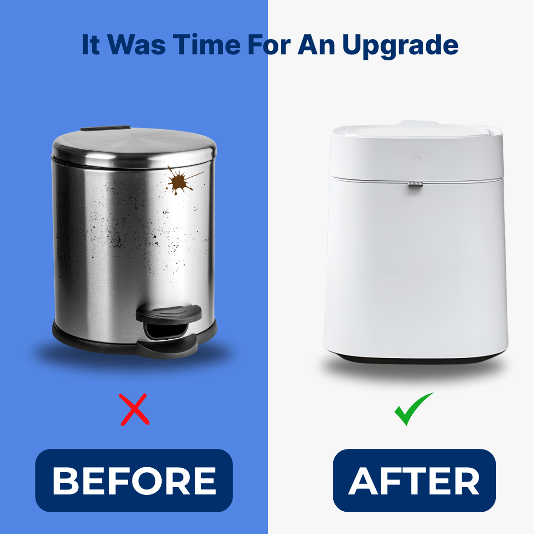 Royal Bin™ Lite 13L – Smart Touchless Self-Sealing Trash Can