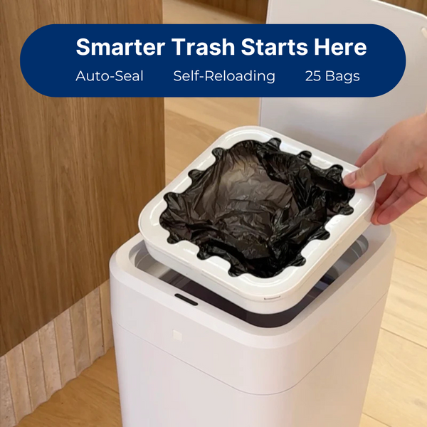 Trash King SmartRing™ Bags – Self-Sealing Trash Bag Pack