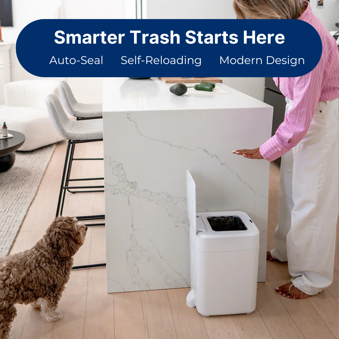 Royal Bin™ Signature 17L – Touchless, Self-Sealing Smart Trash Can