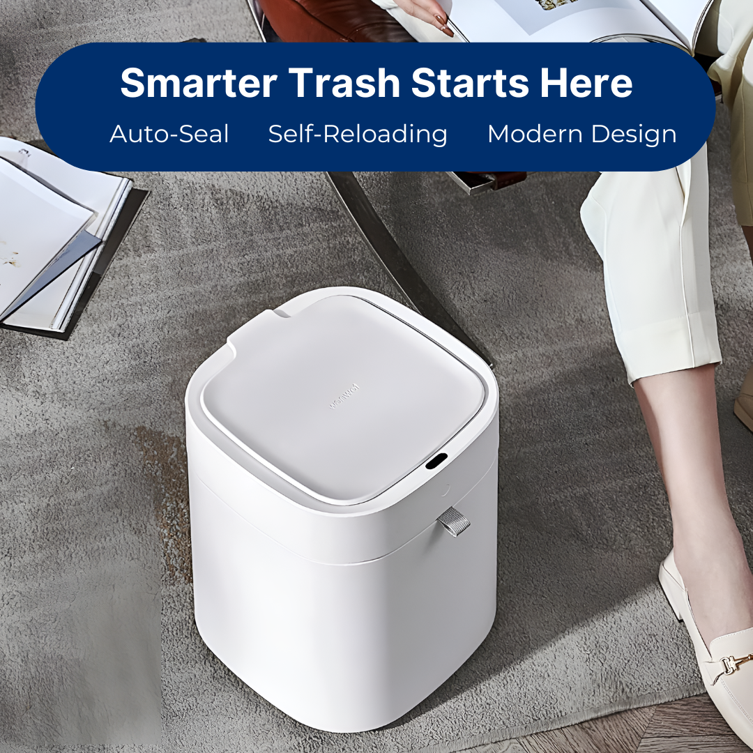 Royal Bin™ Lite 13L – Smart Touchless Self-Sealing Trash Can