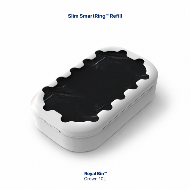 Trash King SmartRing™ Bags – Self-Sealing Trash Bag Pack