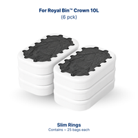 6-pack of Slim SmartRing refill rings for the Crown 10L
