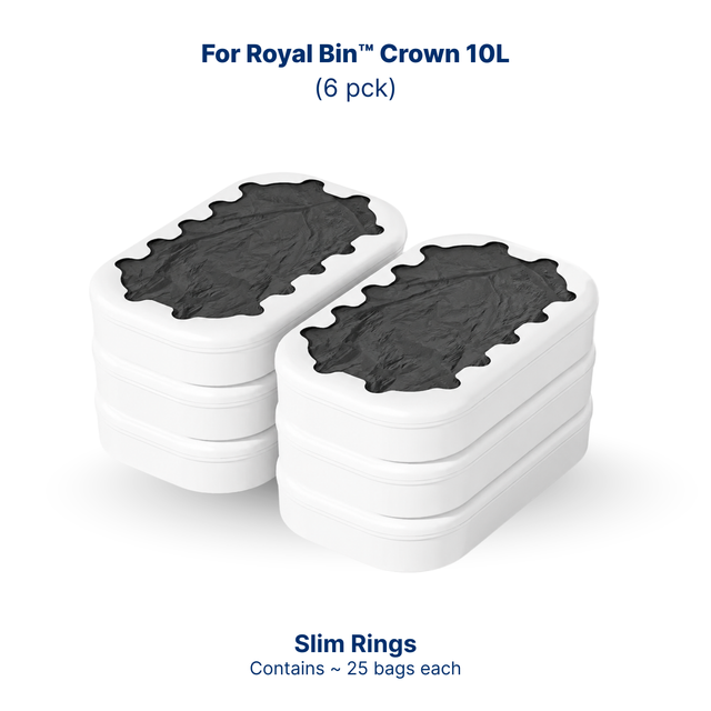 Trash King SmartRing™ Bags – Self-Sealing Trash Bag Pack