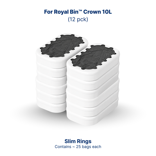 Trash King SmartRing™ Bags – Self-Sealing Trash Bag Pack