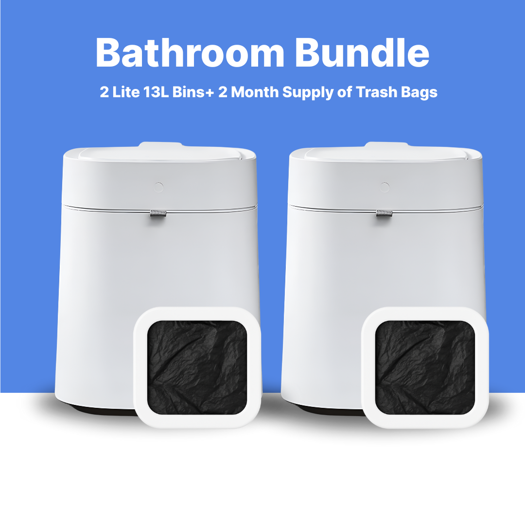 Royal Bin™ Crown 10L – Smart Touchless Self-Sealing Trash Can
